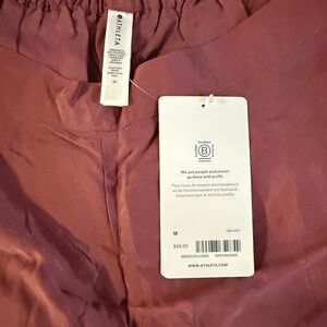 Athleta Silk Shirts in Mauve Rose